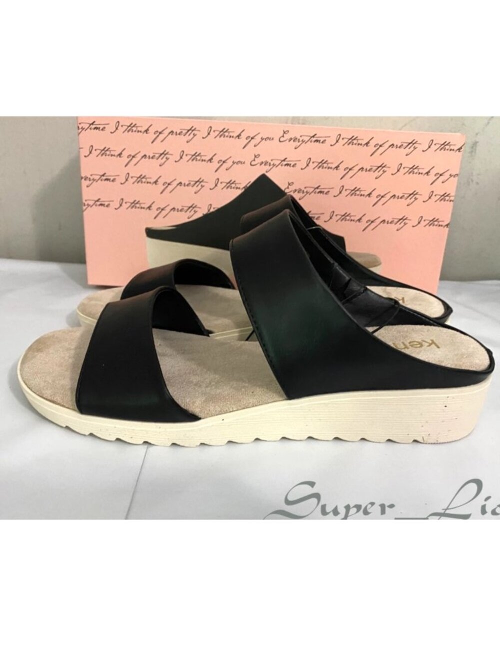 NEW Kensie Women's Endy Comfort Strap Slide Sandals